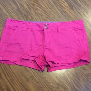 American Eagle pink shorts